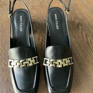 Marc Fisher Black Women's Loafers